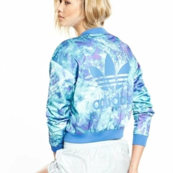 Adidas Ocean Elements Blue Track Jacket small - Picture 6 of 8